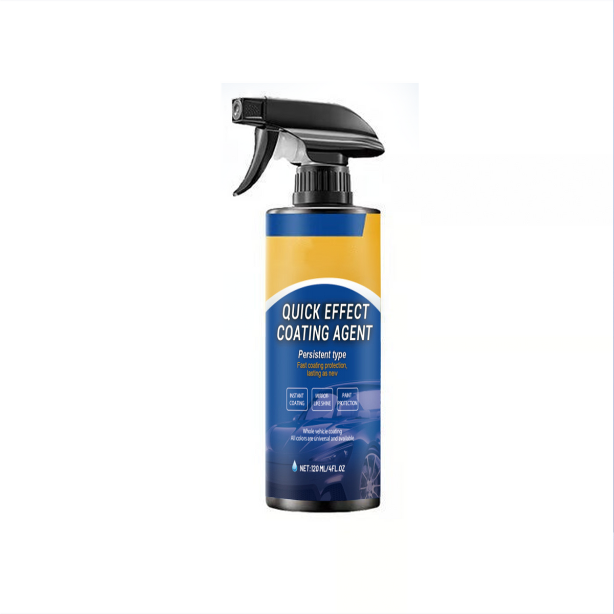 Advanced Car Quick-Acting Coating Agent Spray Kit 🚗✨ | Instant Mirror Shine & Protective Coating | 120ML Each Bottle