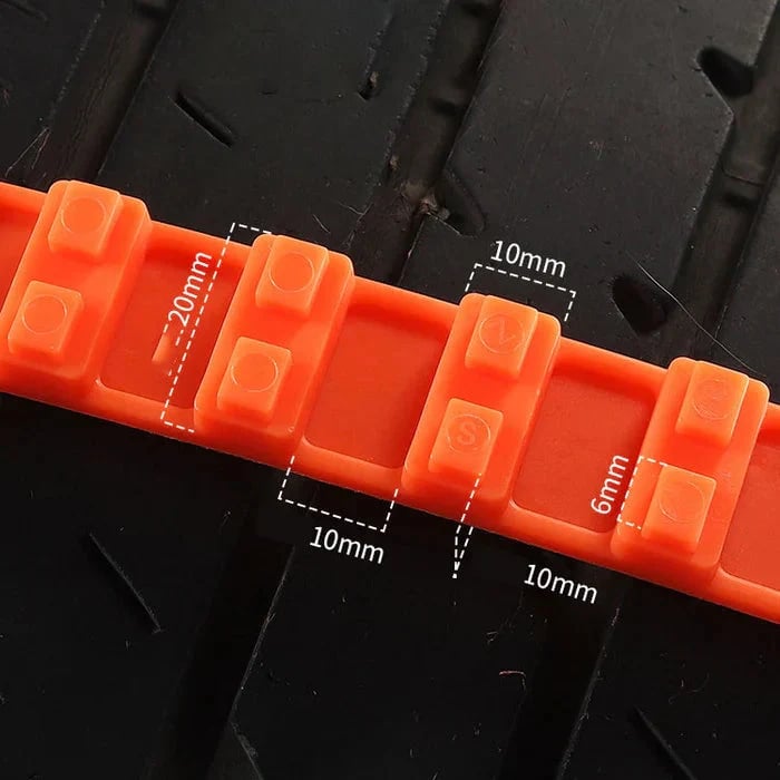 2025 Winter Hot Sale🔥Universal Reusable Anti-skid PE Tire Chains