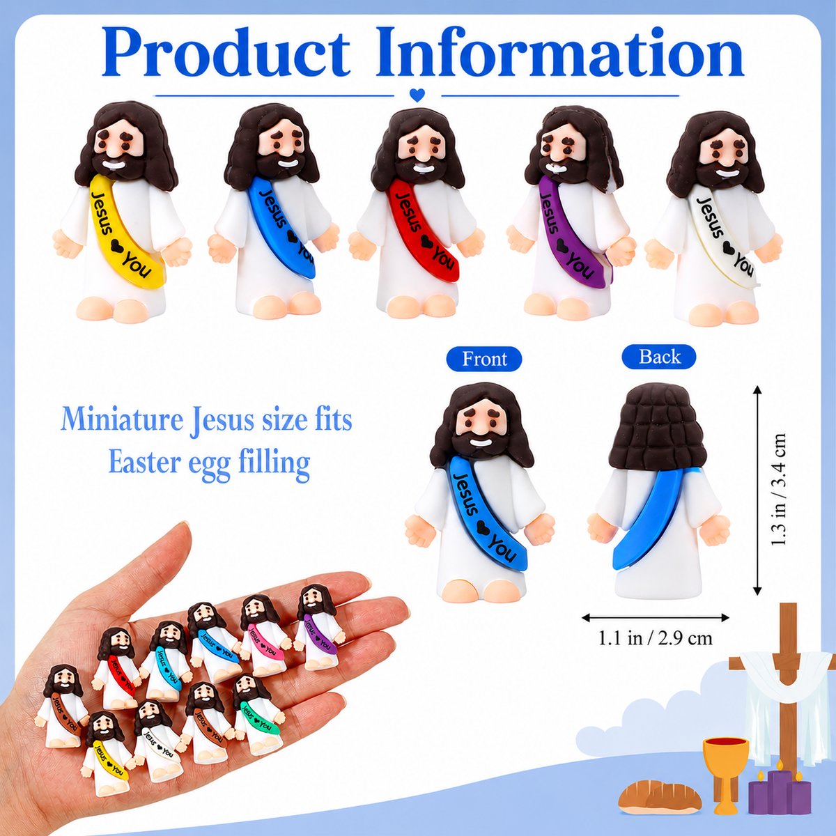 🔥Original Design Figures Jesus Loves You
