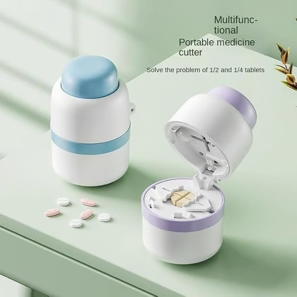 💊 Experience Effortless Pill Cutting - ✨Portable Pill Precise Fixed Positioning Cutting Machine