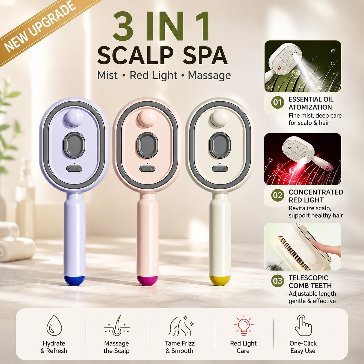 🔥 Day Sale 50% OFF 🔥 5-in-1 SilkGlide Styler