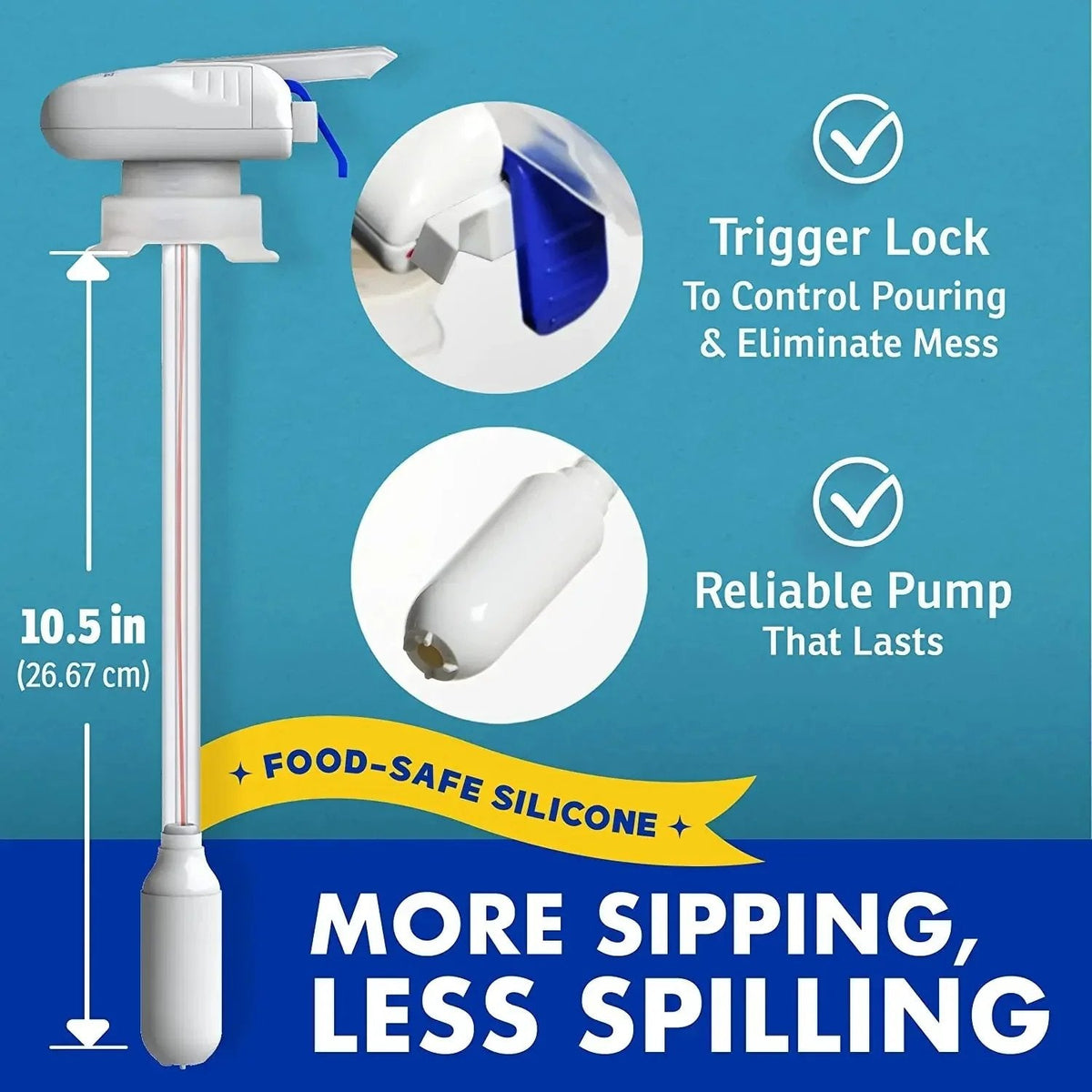 Great addition to the beverages. Easy to dispense beverages and no spills!