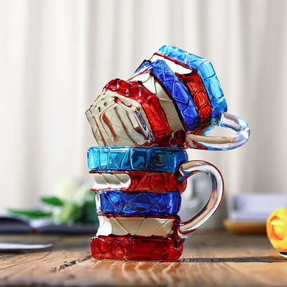 🔥Cyber Monday 90% OFF🔥Ceramic Innovative 3D Painting Book Mug Unique Stacked Coffee Cup