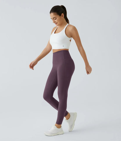 Alisanda®  High Waisted Waist Shaping Pocket Shaping Training Leggings