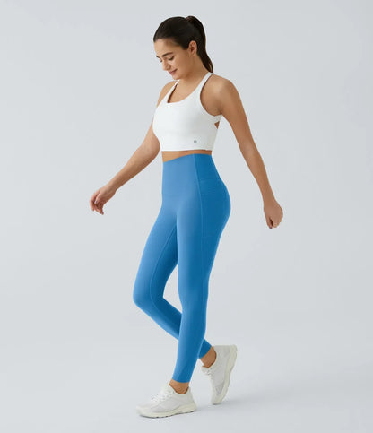 Alisanda®  High Waisted Waist Shaping Pocket Shaping Training Leggings