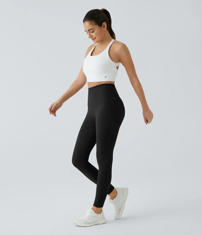 Alisanda®  High Waisted Waist Shaping Pocket Shaping Training Leggings