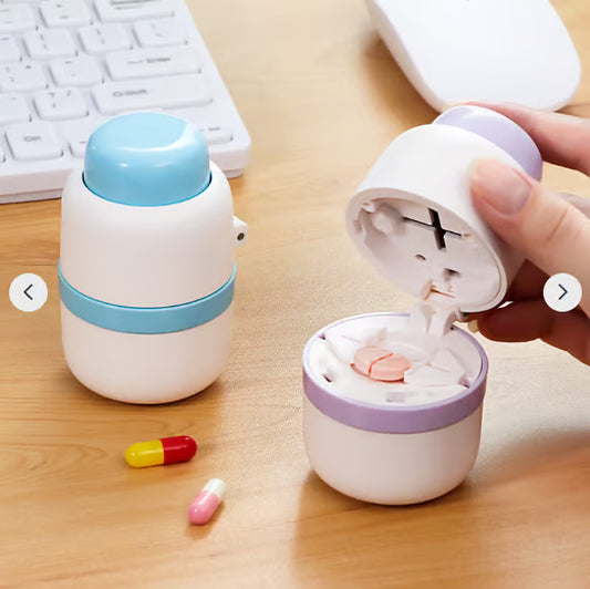 💊 Experience Effortless Pill Cutting - ✨Portable Pill Precise Fixed Positioning Cutting Machine