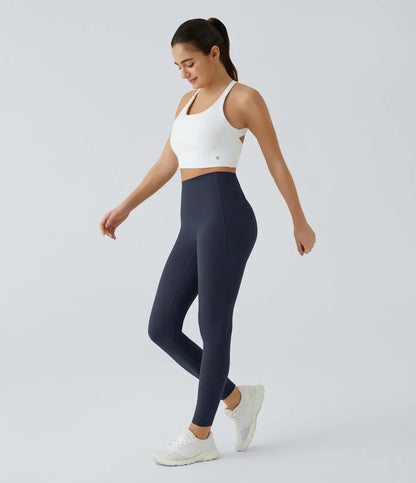 Alisanda®  High Waisted Waist Shaping Pocket Shaping Training Leggings