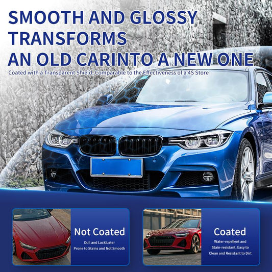 Advanced Car Quick-Acting Coating Agent Spray Kit 🚗✨ | Instant Mirror Shine & Protective Coating | 120ML Each Bottle