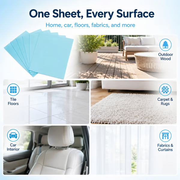 🔥Limited Time --BUY 1 GET 1 FREE!⏰50K+ Sold🧼 Multi-Surface Deep Cleaning Sheets (100 PCS) ✨ Powerful Stain Removal for Kitchen, Bathroom & More