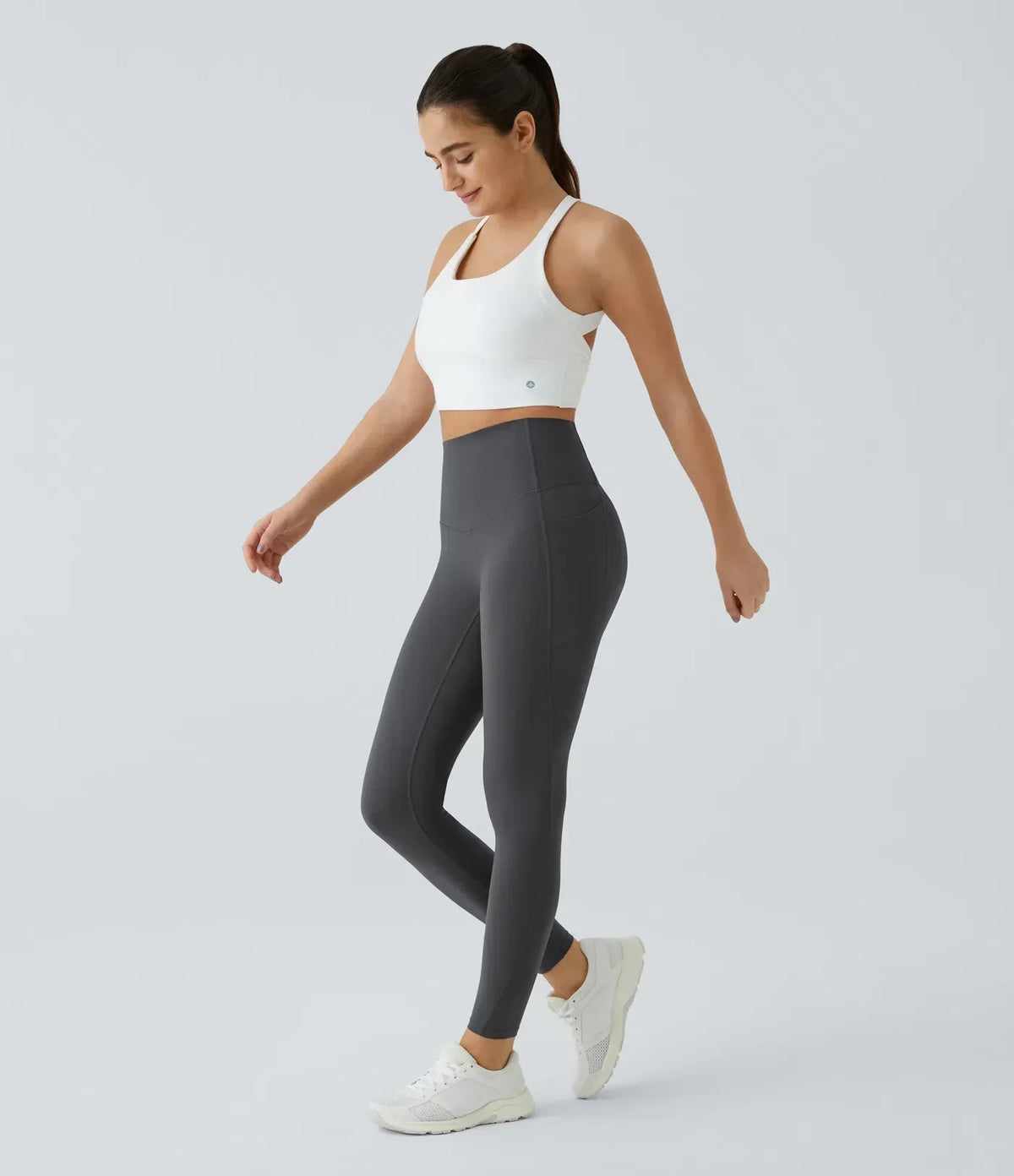 Alisanda®  High Waisted Waist Shaping Pocket Shaping Training Leggings